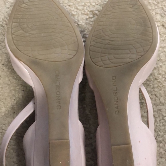 Bandolino Pink Patent Wedges Size 8.5M - Picture 2 of 4